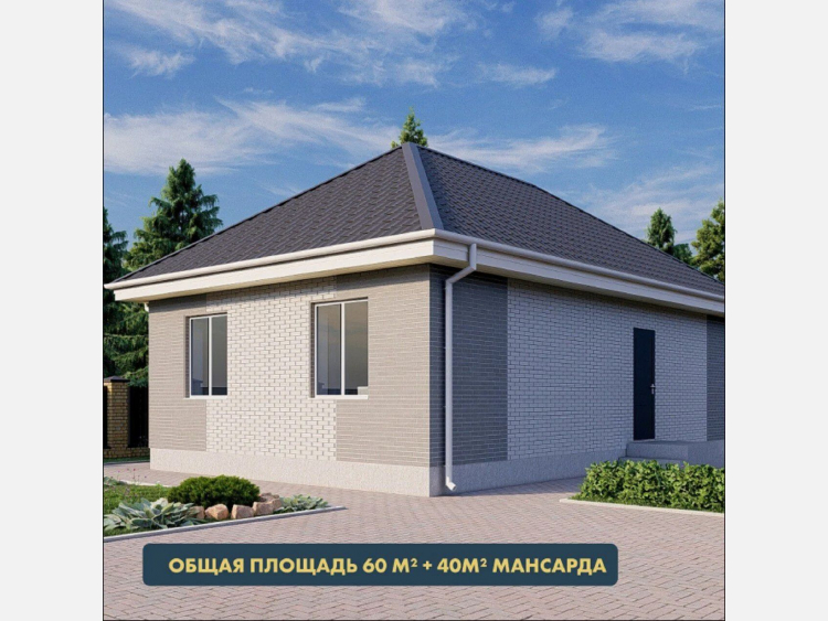 Дом, 100.00 м², на участке 3 сот. фото 1